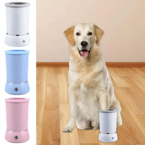 Portable Dog Paw Washer Automatic Pet Paw Cleaner Electric Paw Massager USB Rechargeable Designed for Small to Medium Dogs Cats